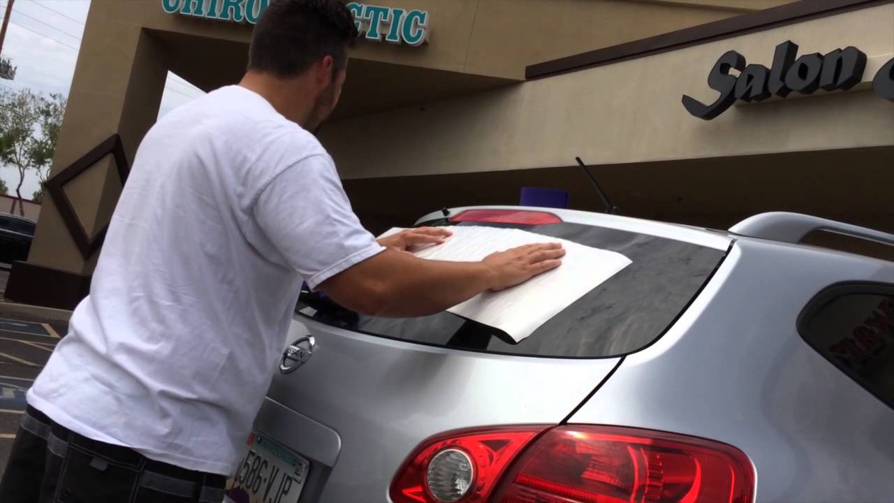 How to Apply large Window Decal on a vehicle 2014