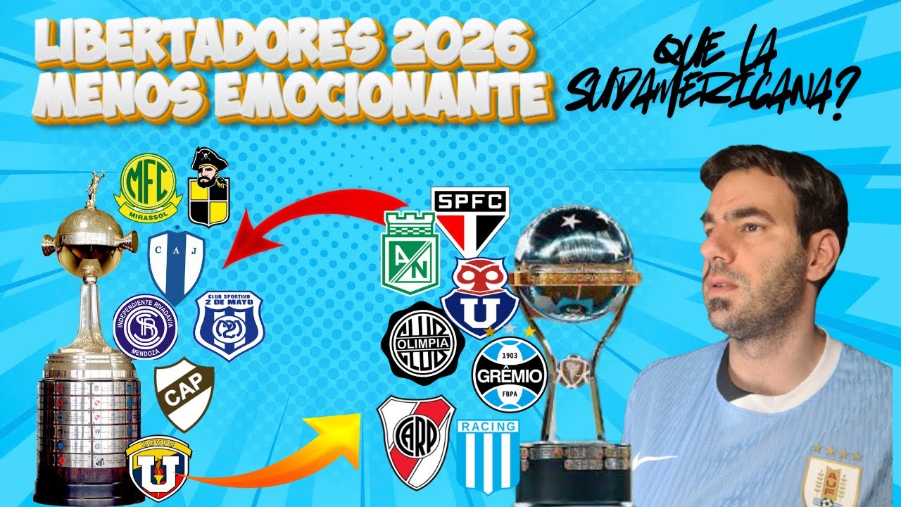La copa Libertadores 2026 sera peor que la Sudamericana? | Repaso de equipos que participan!