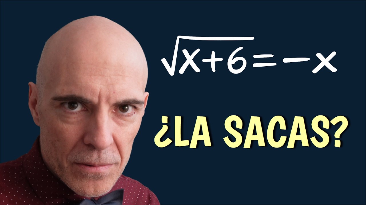 Ecuación irracional MUY INTERESANTE | Cuidado con las falsas soluciones