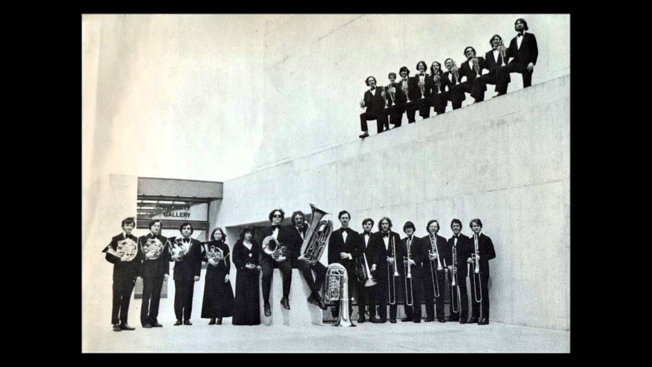 Symphony for Brass and Percussion - Alfred Reed, Third Movement, UMass 1976