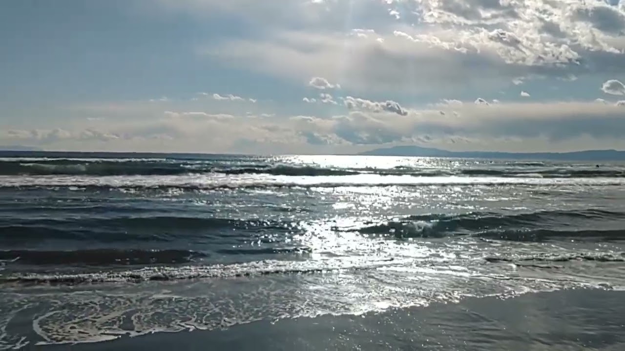 【真冬の湘南】海の情景