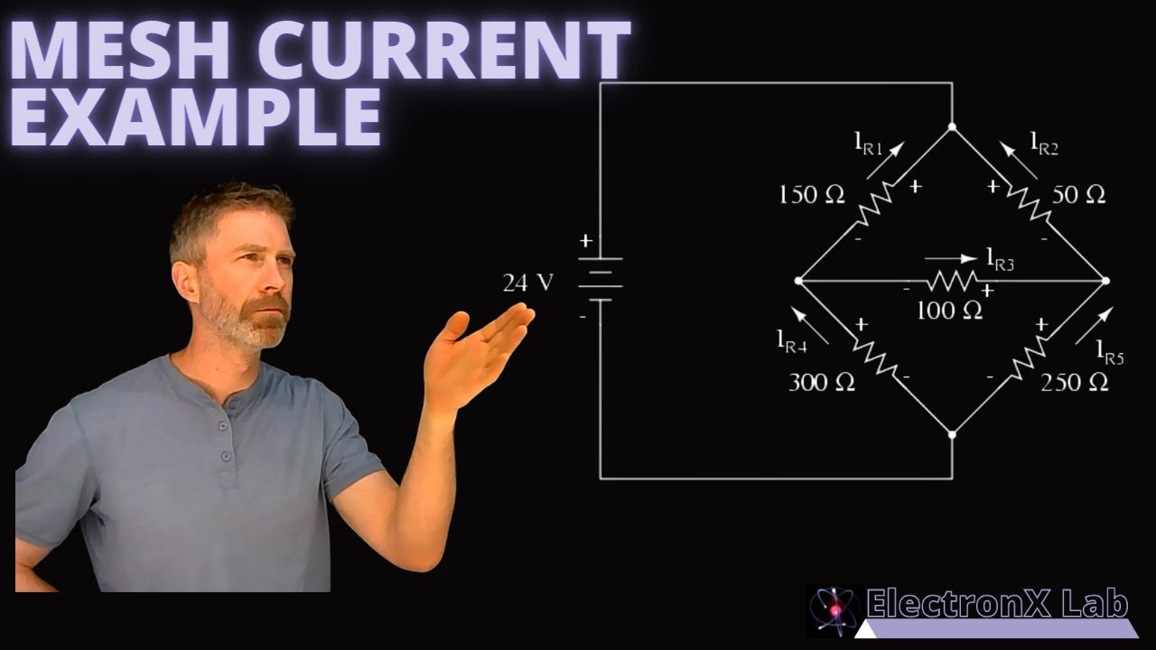 Mesh Current Analysis Example