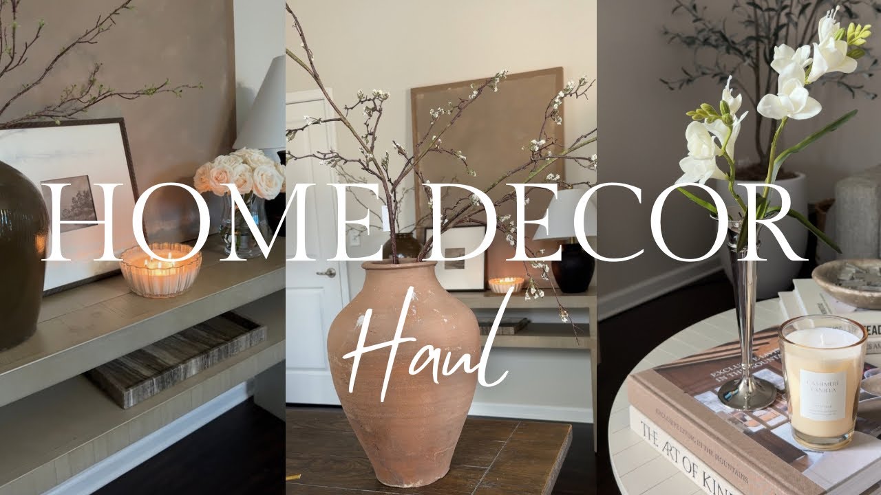 SPRING DECOR HAUL | HOMEGOODS, AMAZON, CB2 & MORE