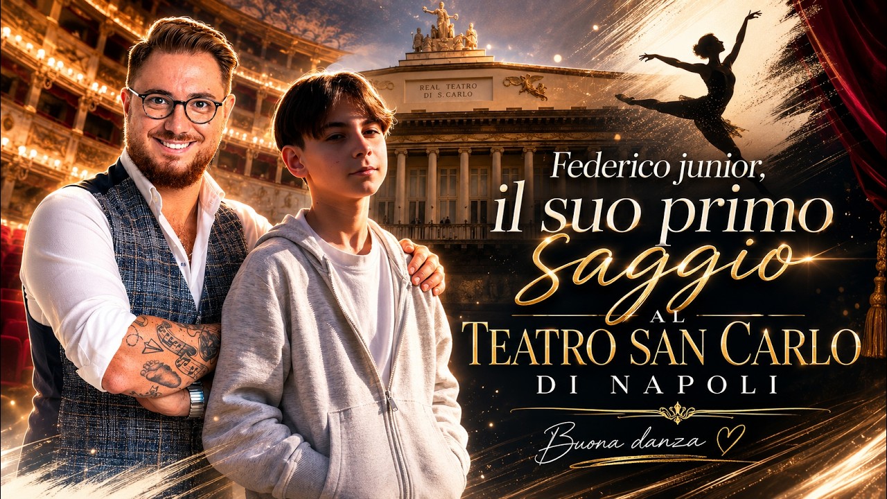 Federico Jr. Il suo primo saggio al Teatro San Carlo di Napoli