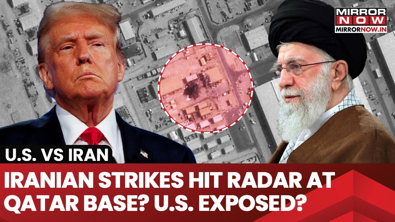 US Vs Iran: Khamenei's Missiles Damaged Radar At Qatar Airbase?  Trump Left Exposed By Tehran?