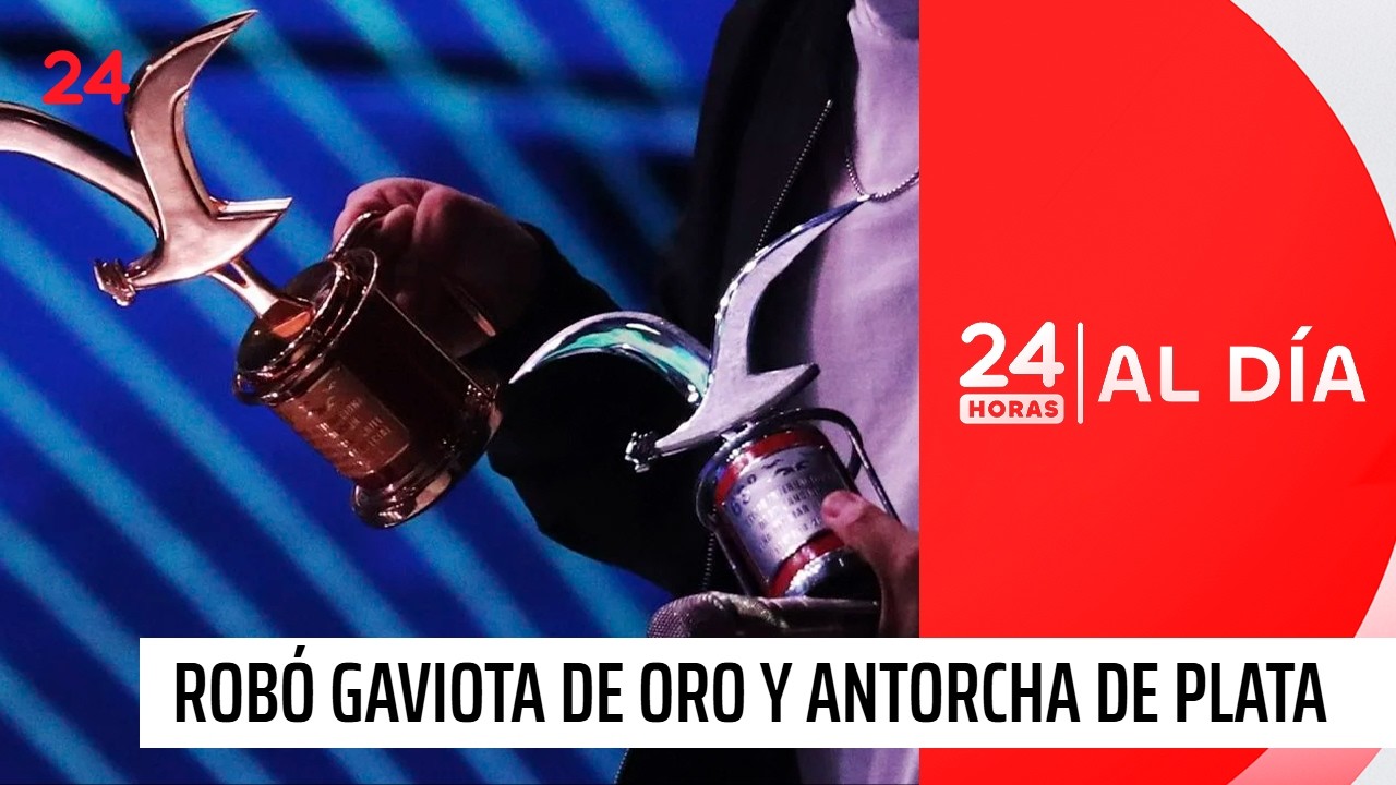 Detienen a ladrón que robó gaviota de oro y antorcha de plata desde set de matinal | 24 Horas