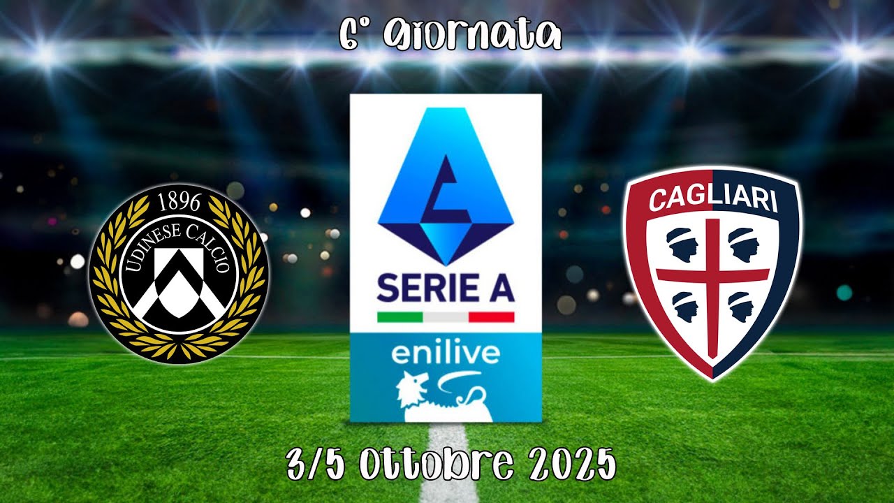 Udinese - Cagliari | 6° giornata Serie A EniLive 25/26 | Simulazione su EA FC 25