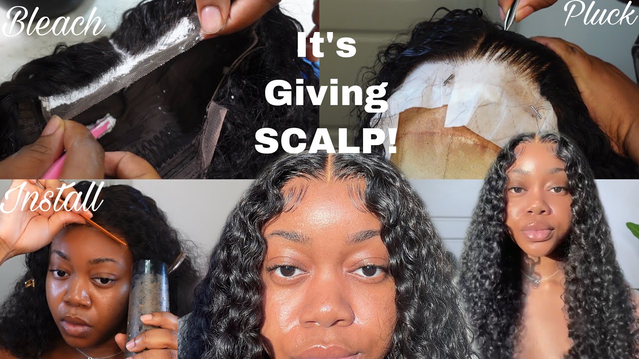 HOW TO MAKE YOUR CLOSURE LOOK LIKE SCALP! Start to finish closure wig install |BEAUTY FOREVER