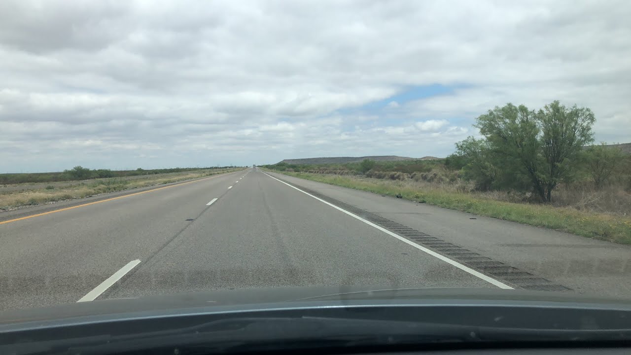 Driving across Texas