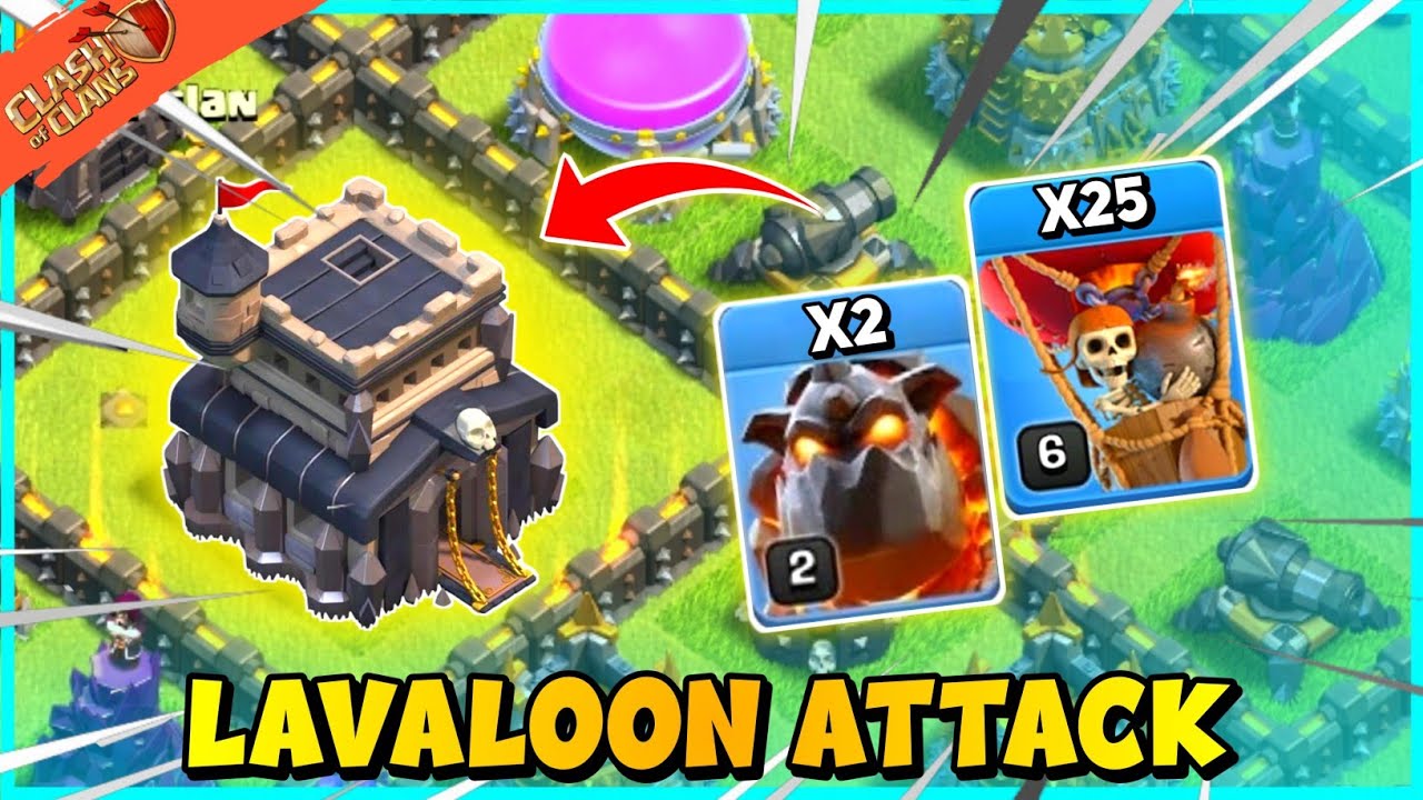 TH9 LavaLoon Attack Strategy 2022 | LavaLoon Attack Th9 Clash of Clans | MG Legend