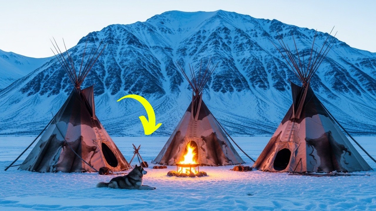 Come i nativi americani costruivano e vivevano nei tepee a -30°C | Officina di Sopravvivenza