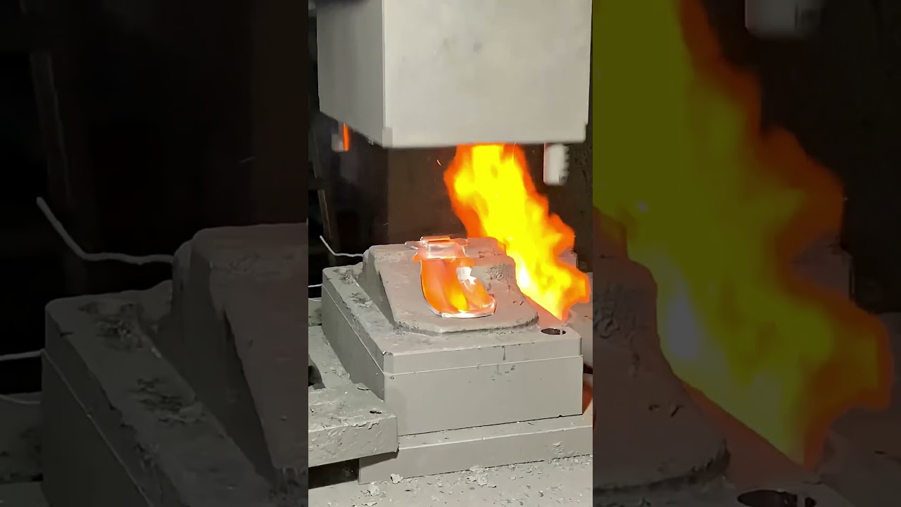 Aluminium closed die forging HVD #machine #manufacturing #automotive