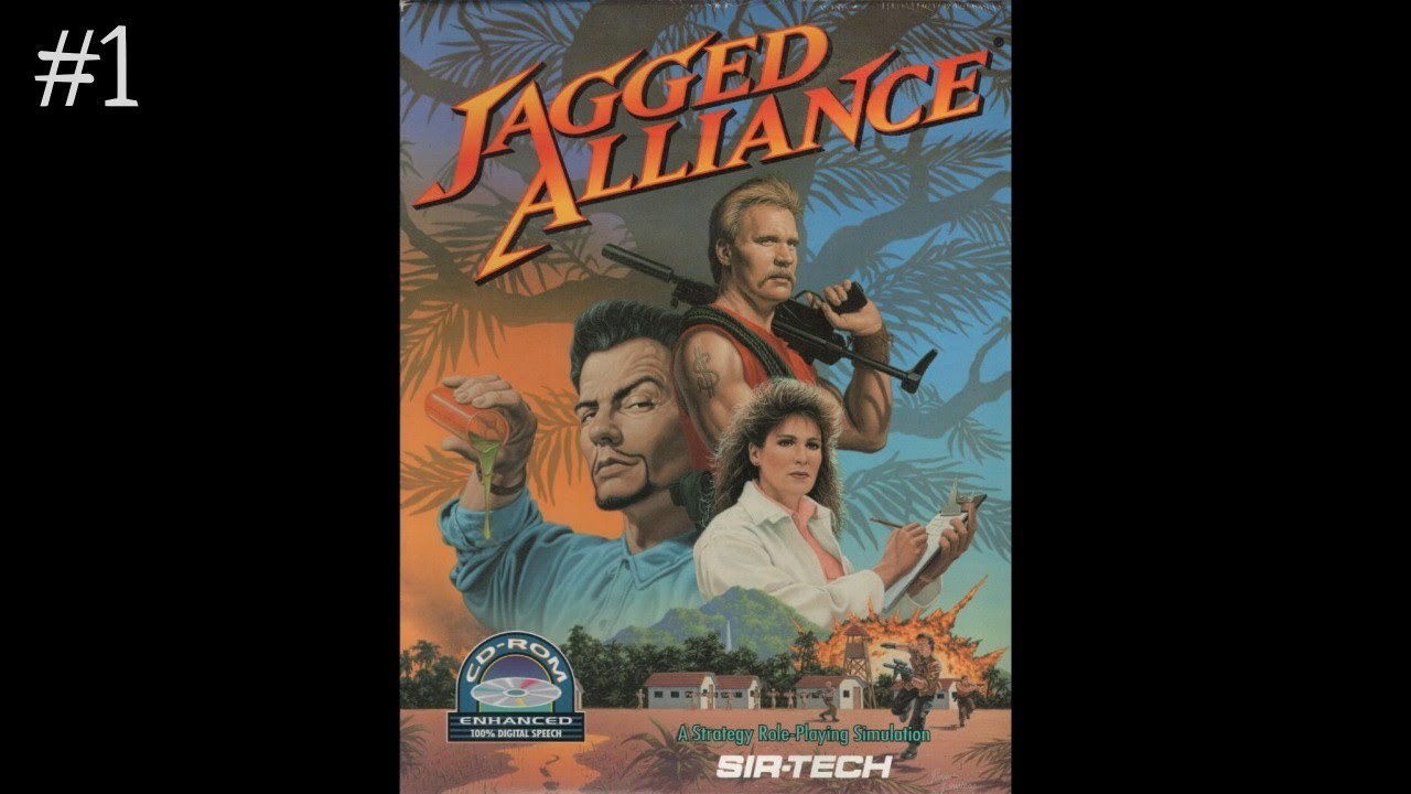 (#1) Jagged Alliance 1994. Канал ретро игр (retro games)