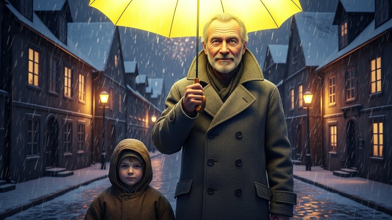 El Niño que Esperó al Año Nuevo Bajo la Lluvia – Cuento de Nochevieja 🎄❤️