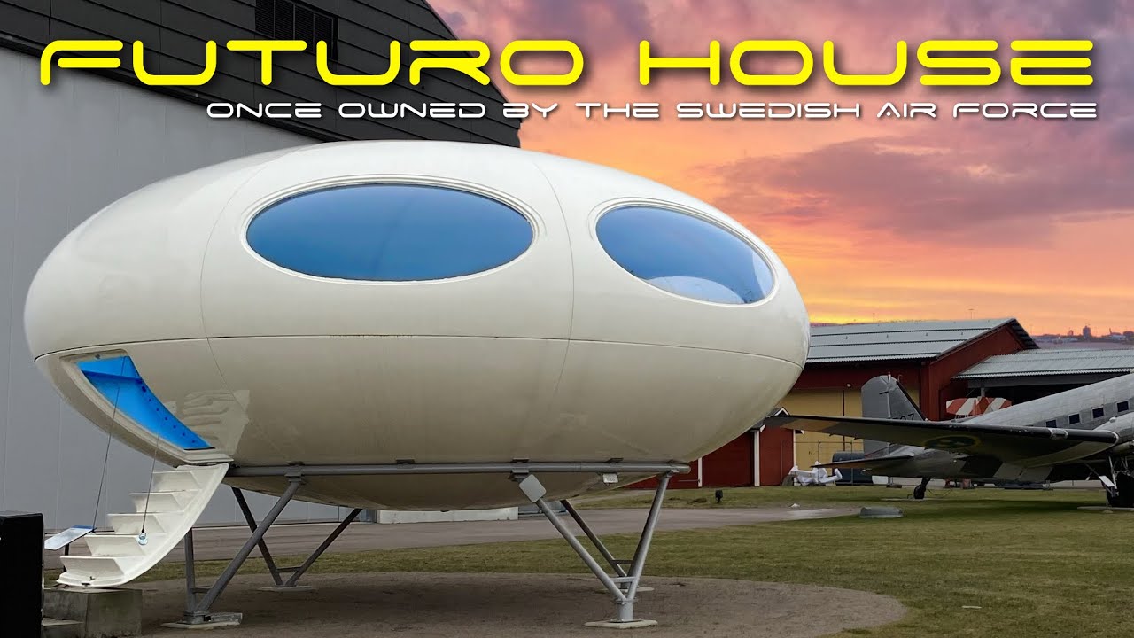 The Futuro house - the most AMAZING space age home ever!