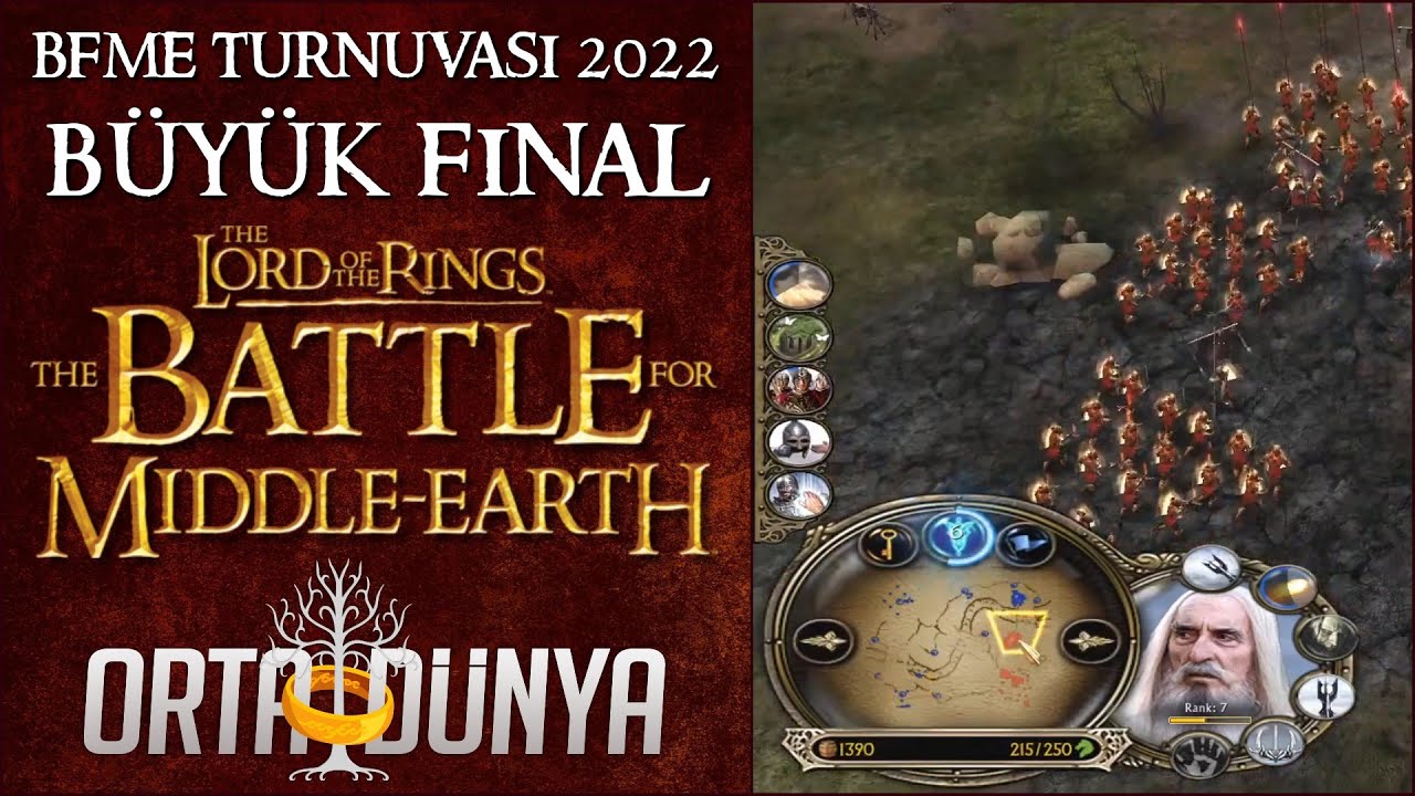 BFME Turnuvası 2022 B&Uuml;Y&Uuml;K FİNAL (Darknight vs ShaNKs) The Battle for Middle Earth - Orta D&uuml;nya