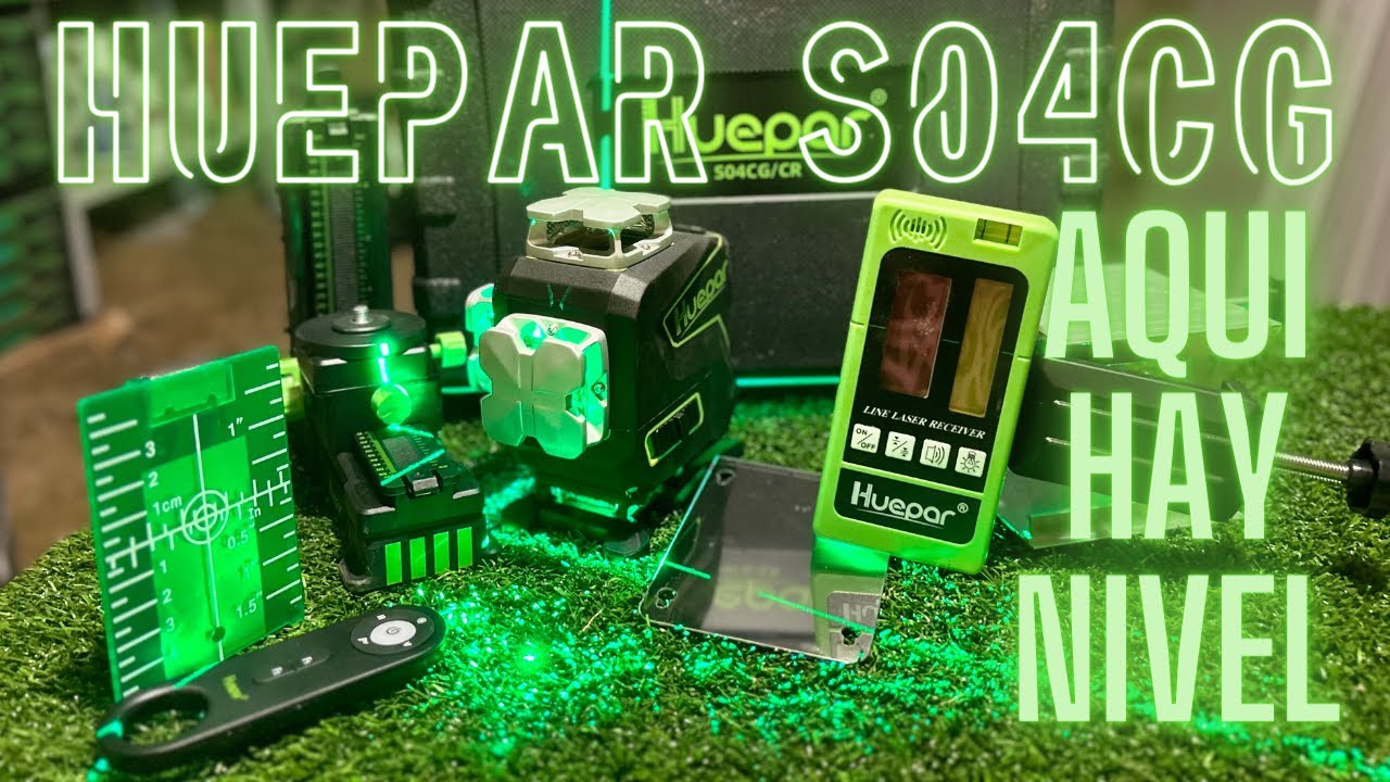 Explorando la Precisión: Nivel Láser Huepar S04CG en Acción