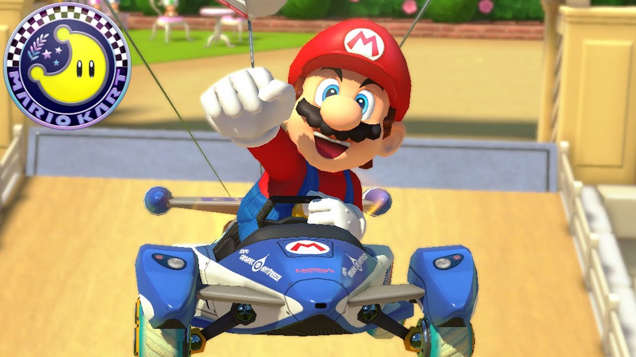 Mario Kart 8 Deluxe - 200cc Moon Cup (Mario Gameplay)
