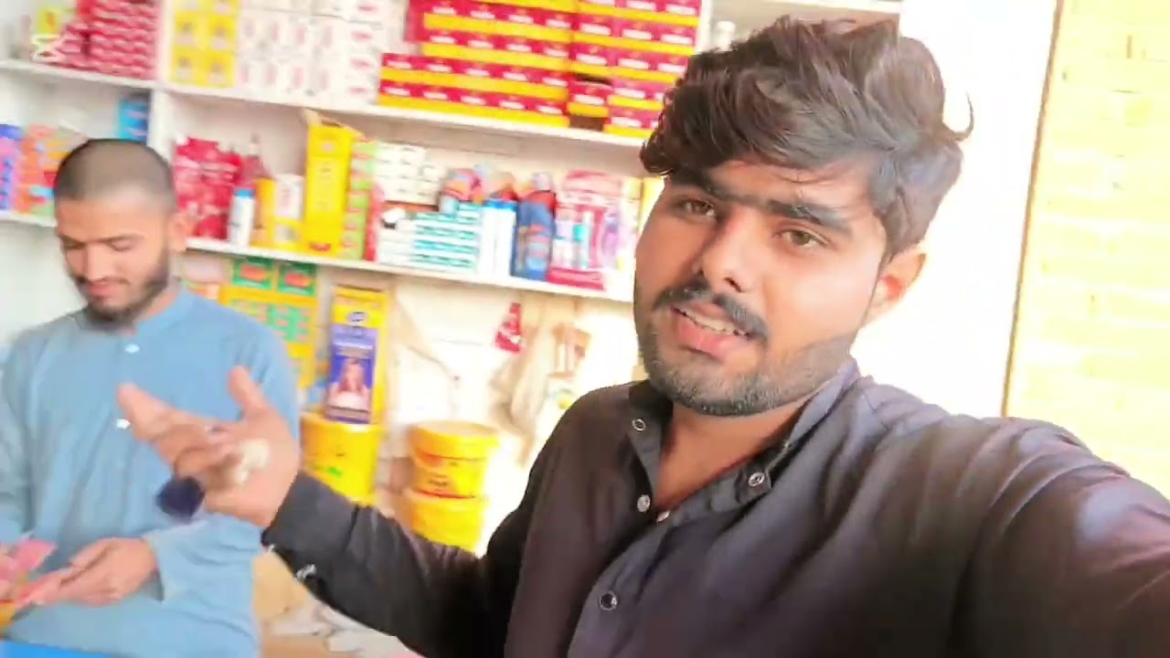 اج کا نیو ویلوگ ندیم بھای کے سٹور پے 