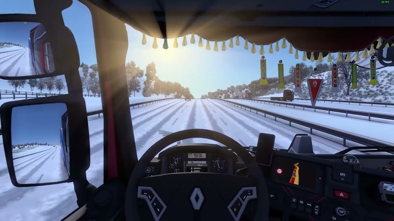 ETS 2 1.43 | Frosty Winter Mod | Дальняк по Европе #2 | Великобритания - Франция