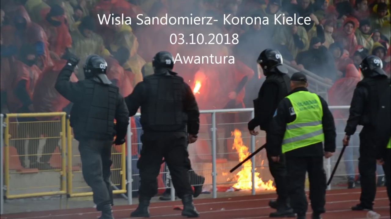 Wisla Sandomierz- Korona Kielce  03.10.2018 (Doping+Awantura)
