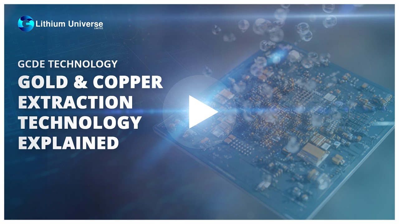 #Gold & #Copper Extraction Technology (GCDE) Explained | Lithium Universe (ASX: LU7)
