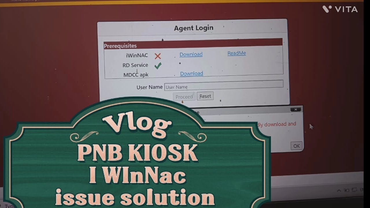 PNB KIOSK iWinNAC LOGIN ISSUE SOLUTION