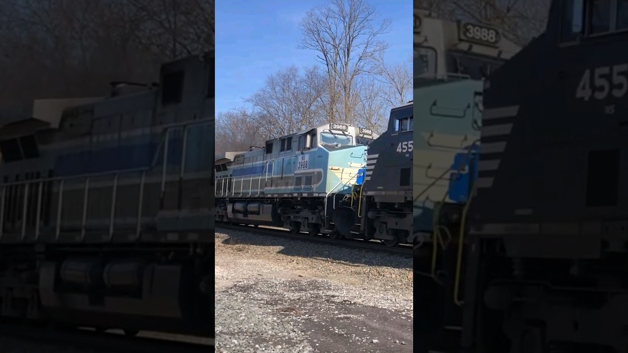 Ex- Central Maine and Quebec locomotive screams past!