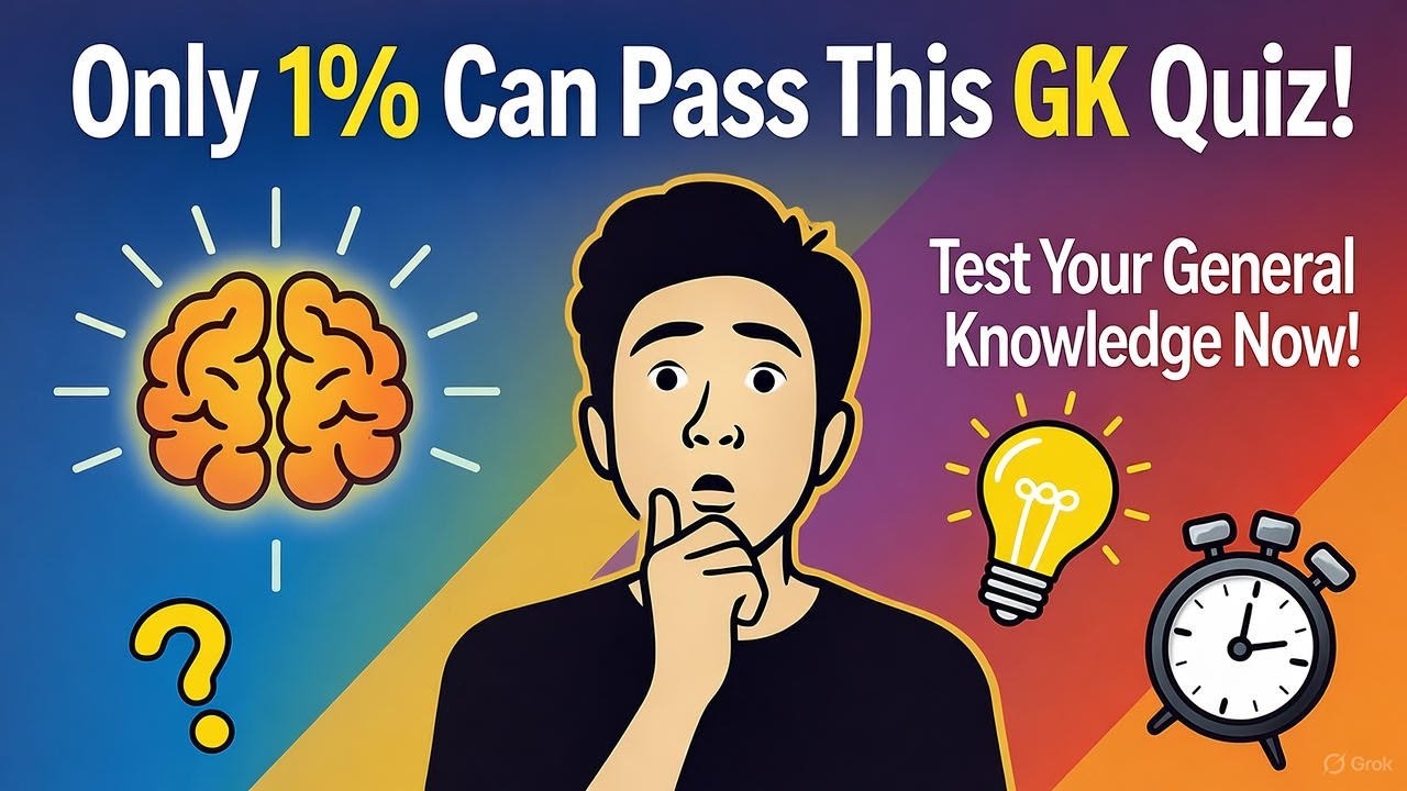 World GK Challenge &ndash; Only 1% Can Pass This Ultimate Quiz! 🌍🧠