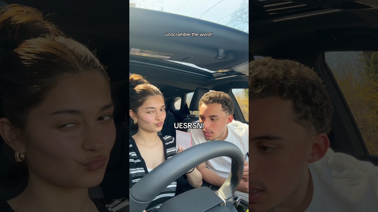 UNSCRAMBLE THE WORD 🤯 #viral #couples
