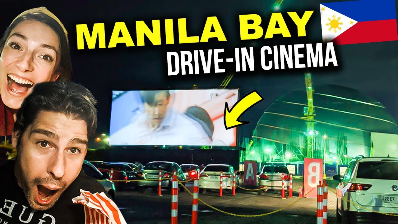 New MANILA BAY Drive-In CINEMA is INSANE! Foreigners blown away!