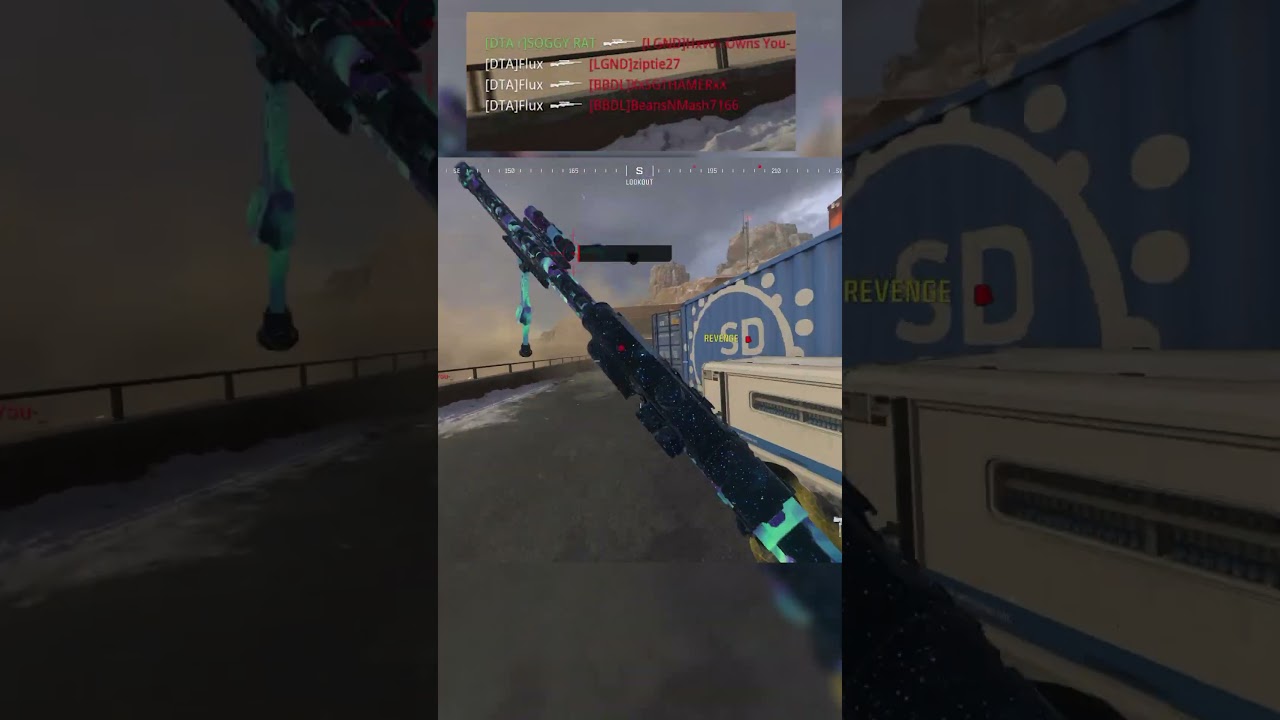 INSANE SHOT on NEW MW3 Map #CALLOFDUTY #TRENDING #MW3