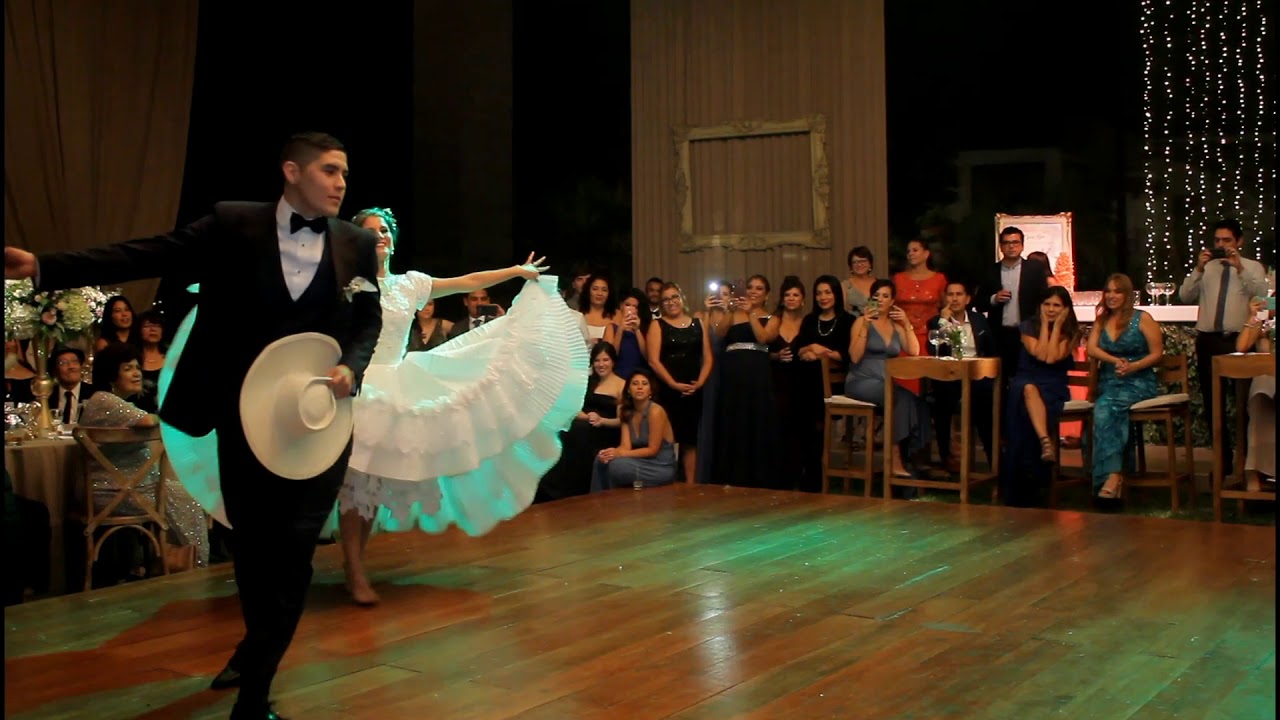 MARINERA BODA PERU - SHANTHALL & HUMBERTO - Novia baila con esposo y su padre