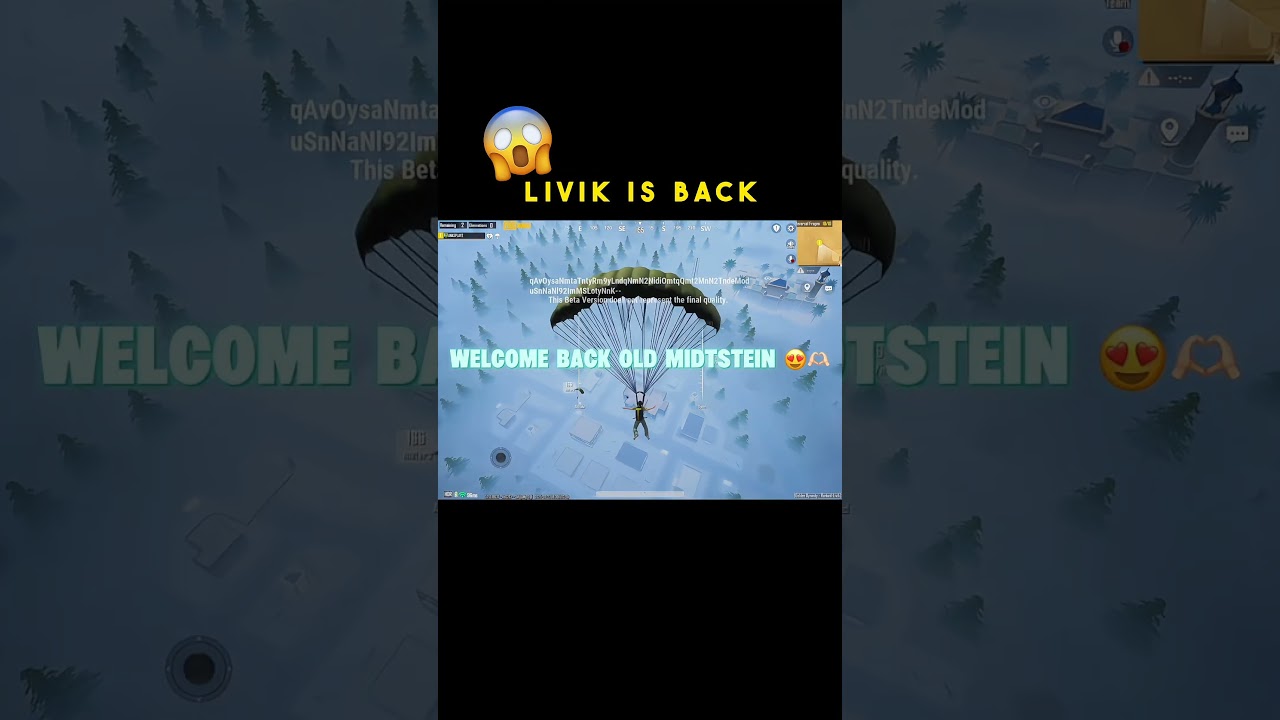 Old livik is back in 3.7 update 😱  #pubgm #youtubeshorts #trend