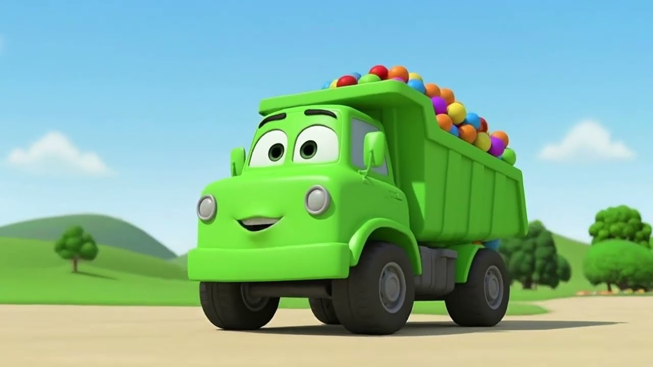 Thump Thump Dump Truck 🚚 | Construction Song for Toddlers in English
