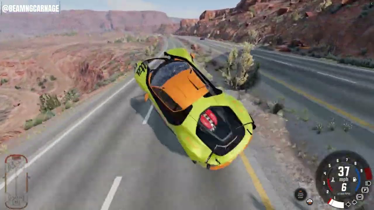 Massive Crash Compilation in BeamNG drive #173 - BeamNG Carnage