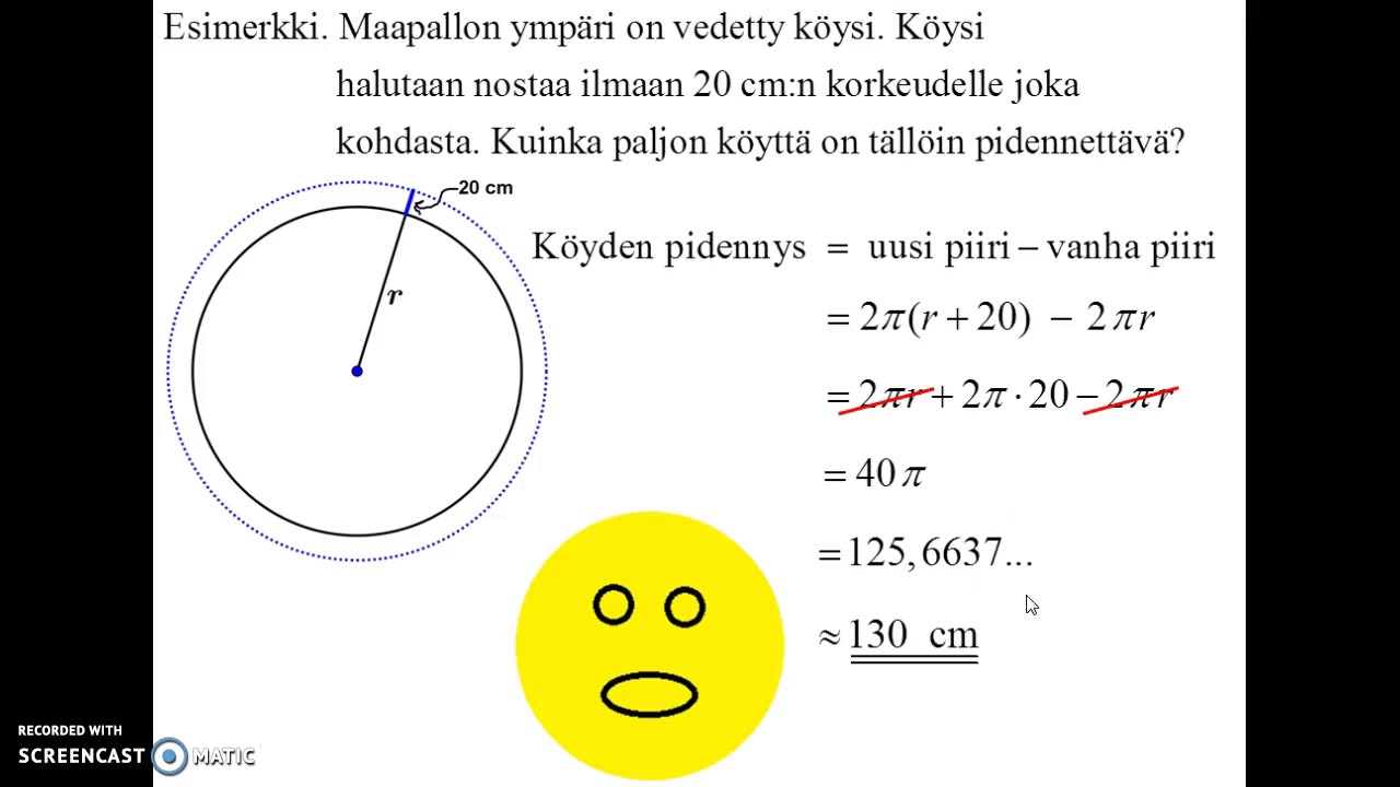 Ympyrän perusteita
