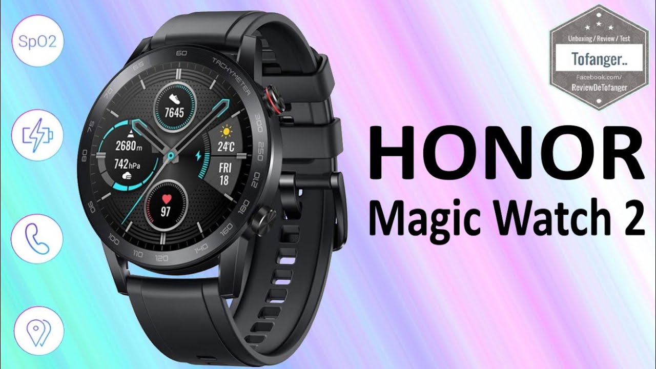 HONOR Magic Watch 2 46 мм - HONOR SmartWatch - Приложение Huawei Health - Распаковка