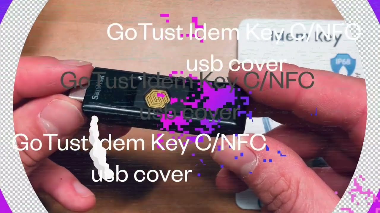 DIY USB Security Cover - GoTrust Idem Key-C  vs  YubiKey 5C FIPS - both  NFC FIDO2 L2 Certified 2024