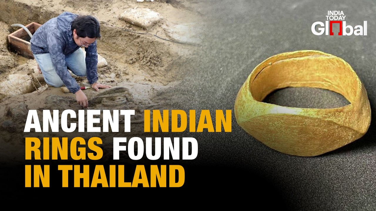 2,000-Year-Old Indian Gold Ring With Brahmi Script Found In Thailand During Excavation