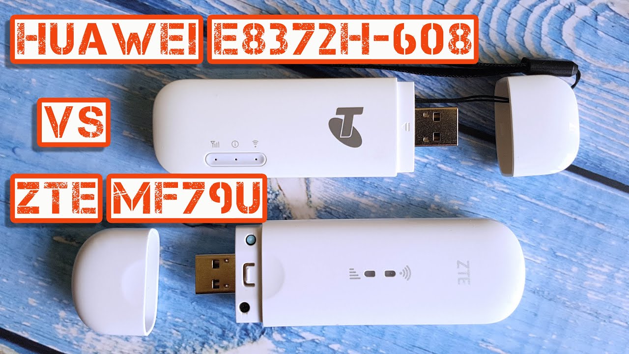 Обзор и сравнение 4G USB  WiFi роутеров Huawei E8372h-608 и ZTE MF79U (English dub) || #brainplus