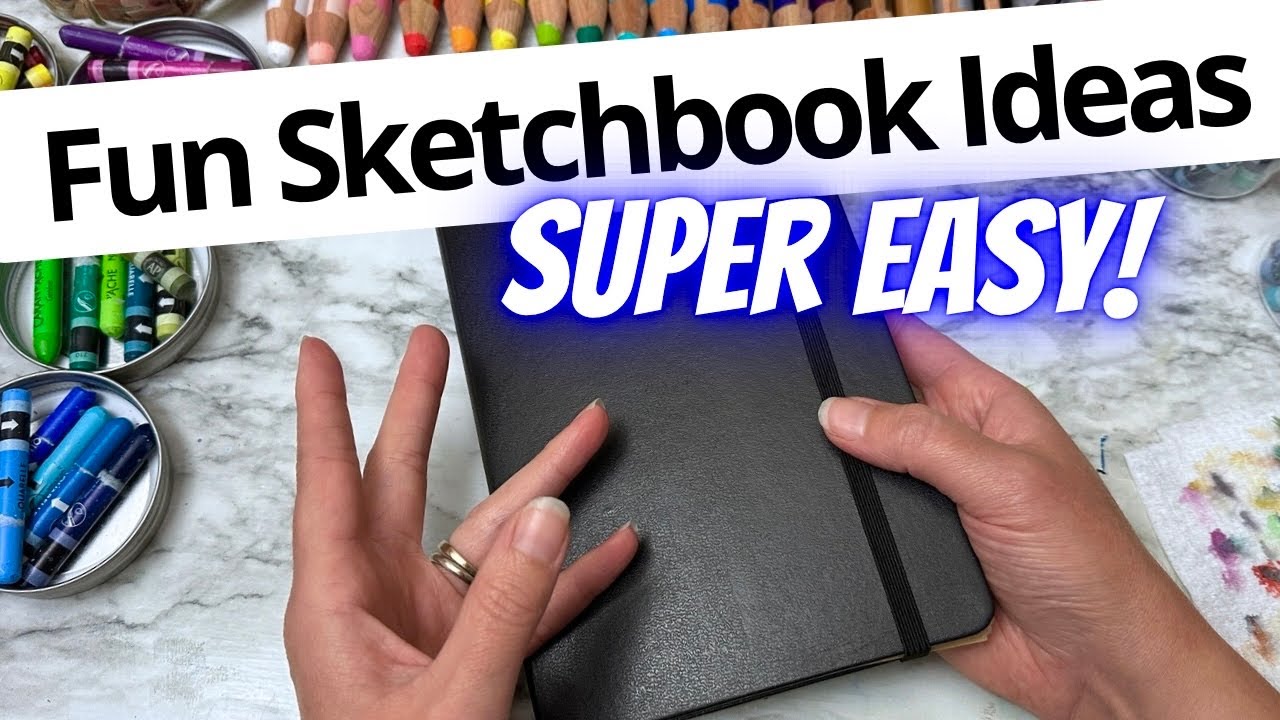 🎨 3 SUPER EASY Sketchbook Ideas