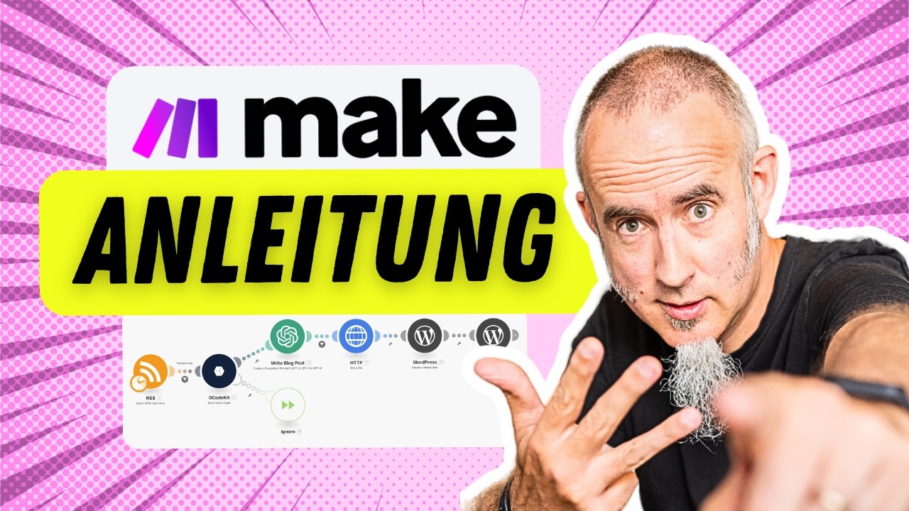 Make.com Tutorial auf Deutsch - erste n&uuml;tzliche Automation [Teil 1]