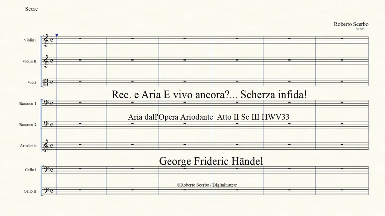 Rec & Aria E vivo ancora...  Scherza infida! - Ariodante - Ariodante HWV33 - G F Handel
