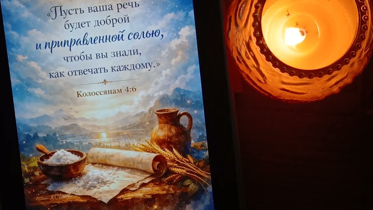 Пусть ваша речь будет доброй #библия 