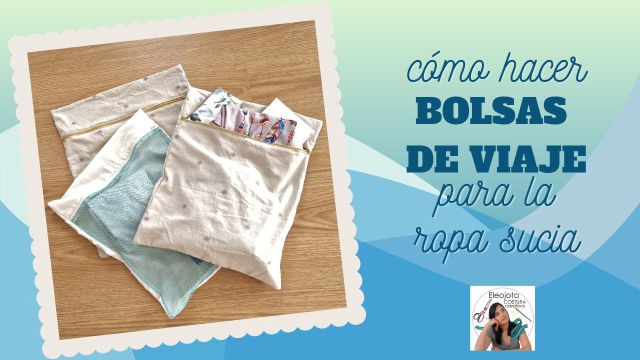 Cómo hacer bolsas de viaje para la ropa sucia