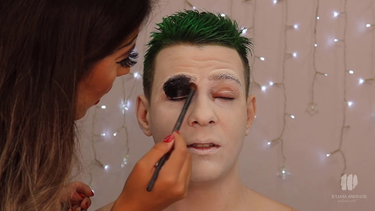 MAQUIAGEM CORINGA CARNAVAL OU HALLOWEEN
