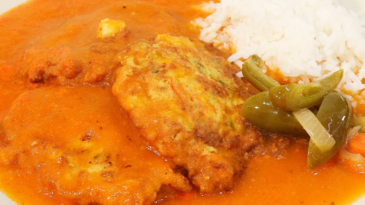 Tortitas de pollo con vegetales