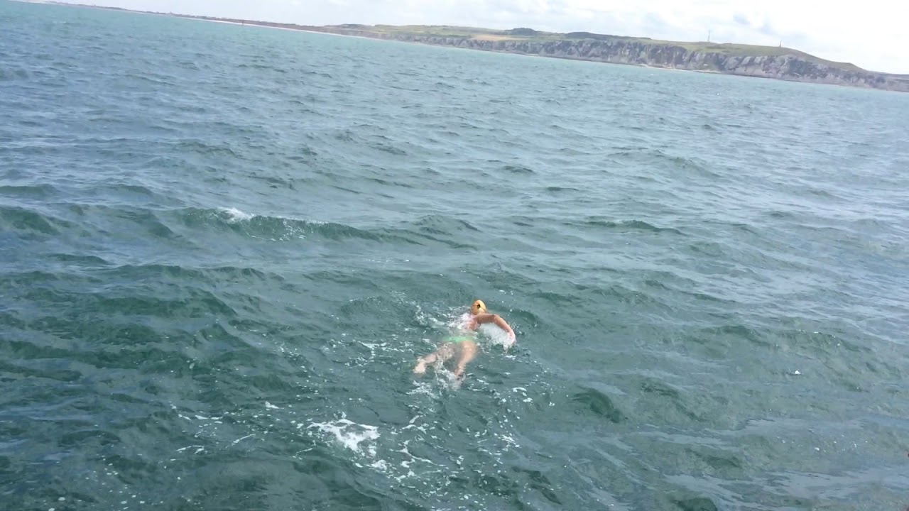 Abigail Bergman Swimming The English Channel Aug 1 2017