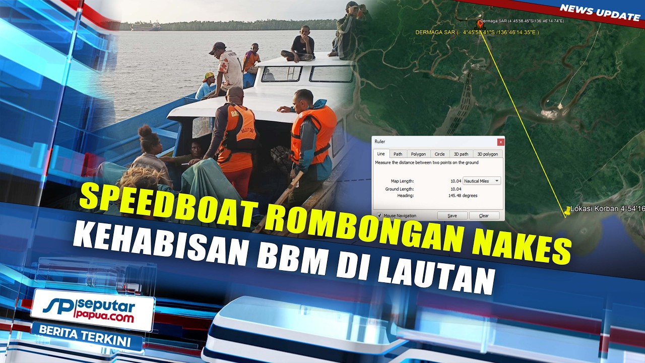 Speedboat Rombongan Nakes Bawa Pasien Kehabisan BBM di Lautan, SAR Evakuasi